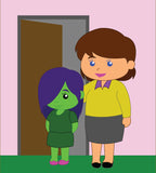 An Alien in the First Grade - Early Reader - Children's Picture Books
