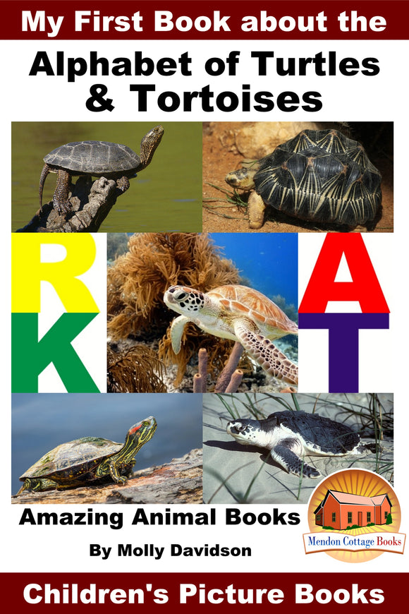 My First Book about the Alphabet of Turtles and Tortoises - Amazing Animal Books
