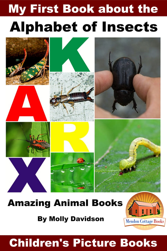 My First Book about the Alphabet of Insects - Amazing Animal Books