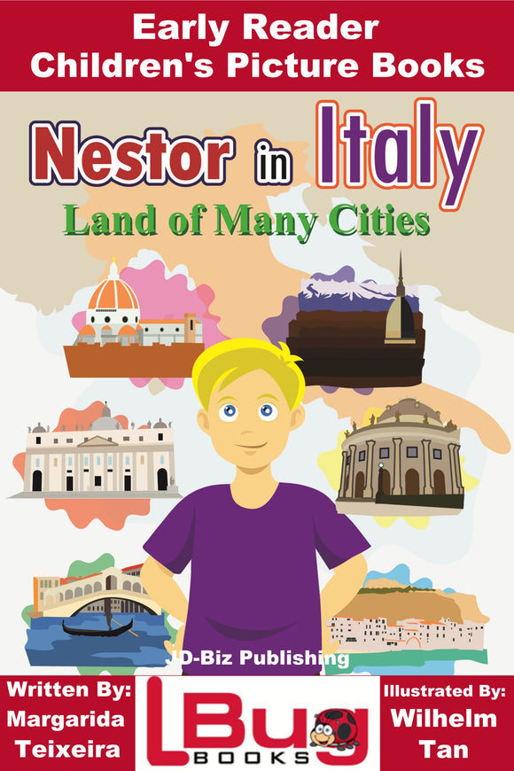 Nestor in Italy Land of many Cities - Early Reader Children's Picture Books