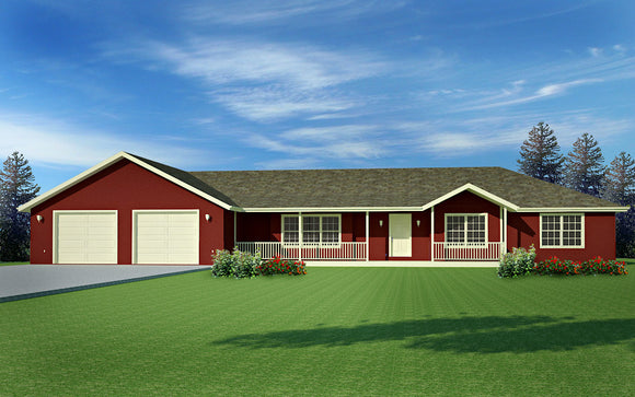 #H170 House Plans Ranch style 220 Sq Ft in PDF